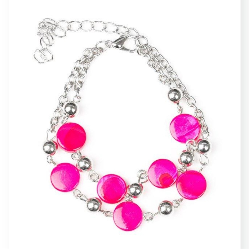 NWT One Bay At A Time In Pink, bracelet